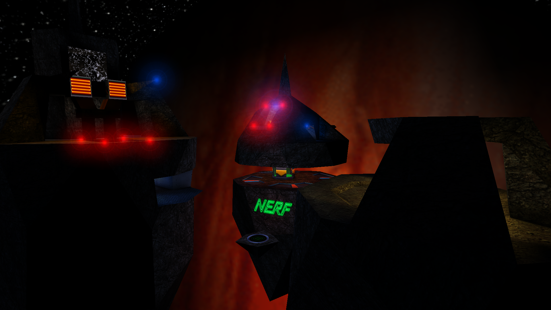 A picture of the Asteroid Bonus Arena.